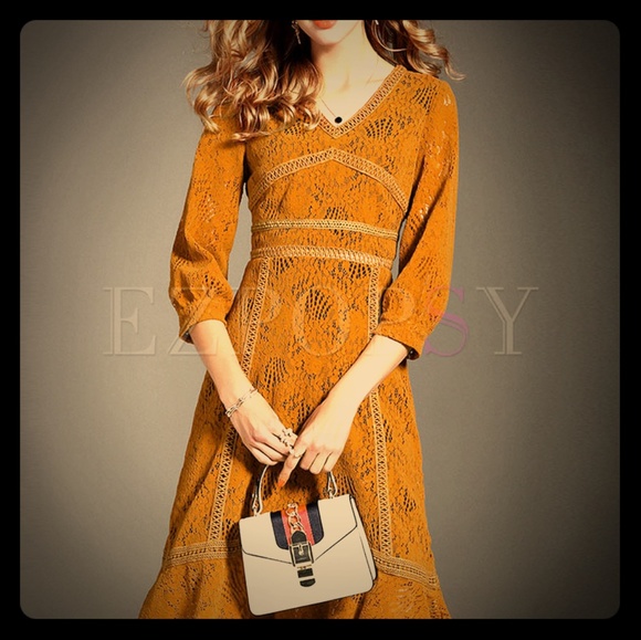 mermaid style midi dress